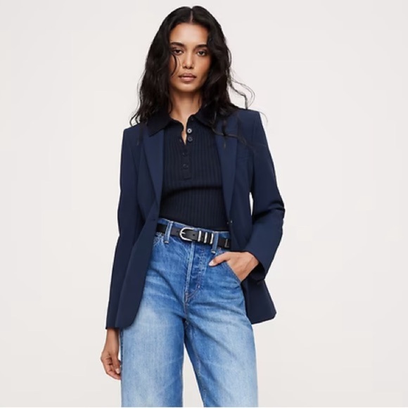 Banana Republic Jackets & Blazers - NWT! Banana Republic Hyper Navy Blue Slim Refined Blazer (#713521) 🐳
